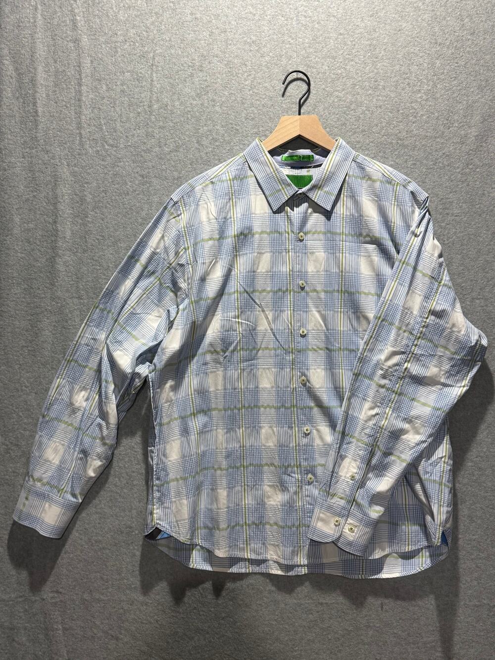 Tommy Bahama Island Modern Fit Men's XL Plaid Long Sleeve Stretch Shirt